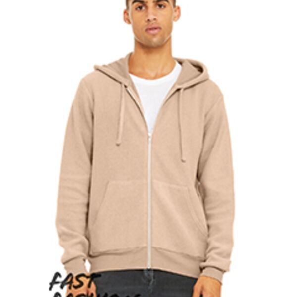 FWD Fashion Adult Sueded Fleece Full-Zip Hooded Sweatshirt Thumbnail