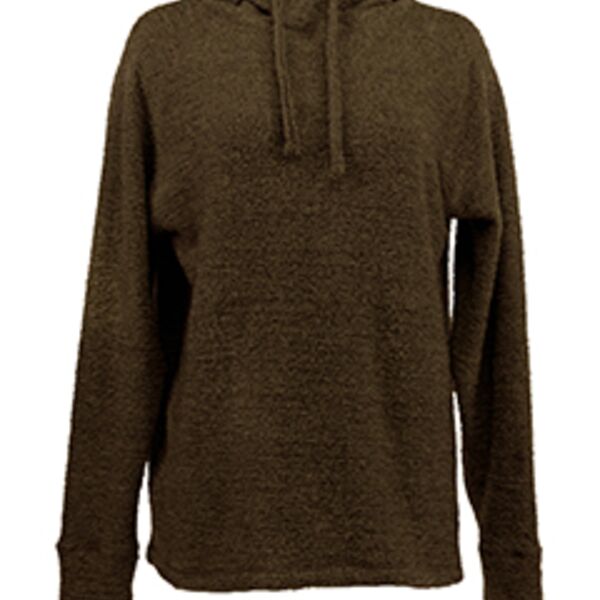 Ladies' Teddy Fleece Scuba Hoodie Thumbnail