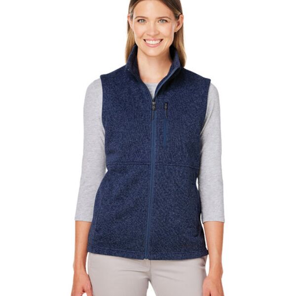 Ladies' Dropline Sweater Fleece Vest Thumbnail