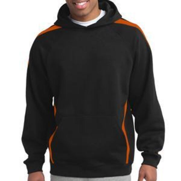 Sleeve Stripe Pullover Hooded Sweatshirt Thumbnail