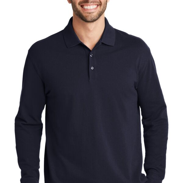 EZCotton ™ Long Sleeve Polo Thumbnail