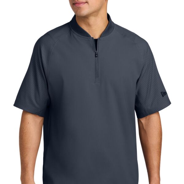 New Era Cage Short Sleeve 1/4 Zip Jacket Thumbnail