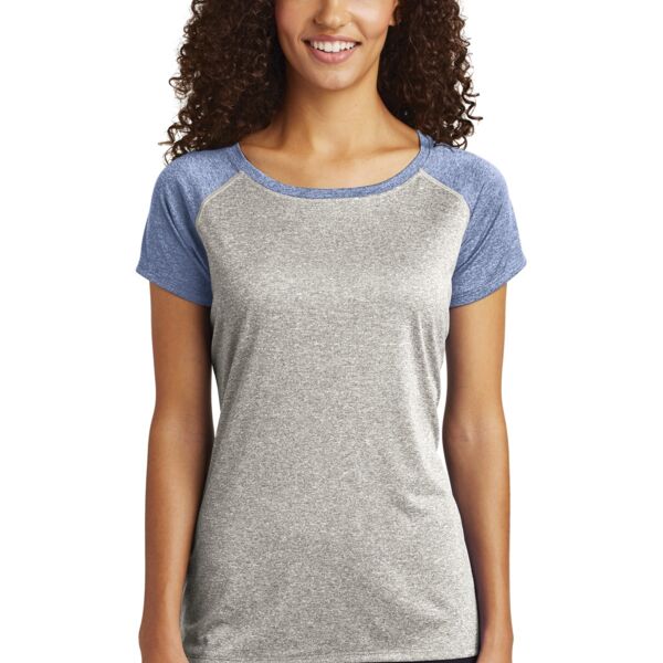Ladies Heather On Heather Contender ™ Scoop Neck Tee Thumbnail