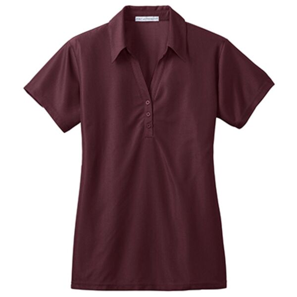 Ladies Vertical Pique Polo Thumbnail