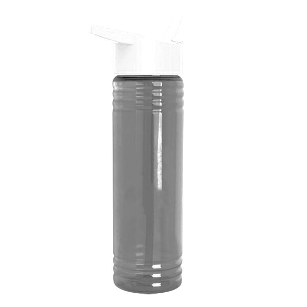 24oz Slim Fit Water Bottle w/ Flip Straw Lid Thumbnail