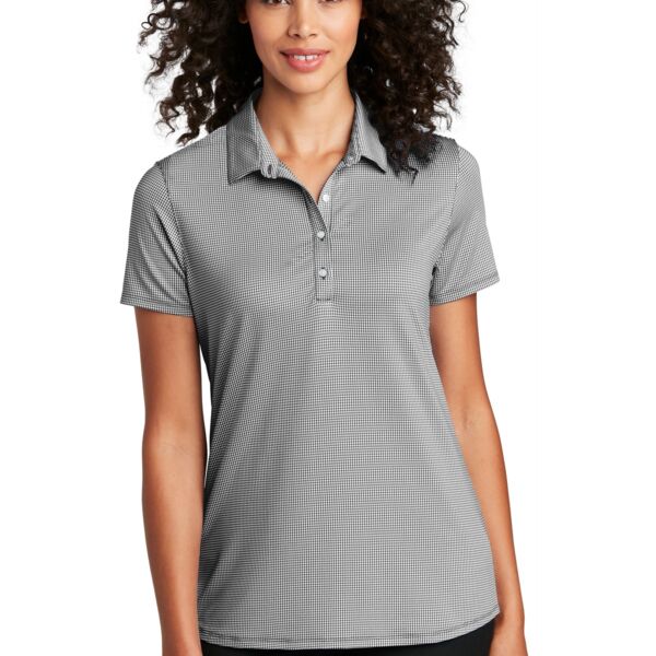 Ladies Gingham Polo Thumbnail
